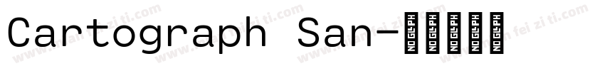 Cartograph San字体转换